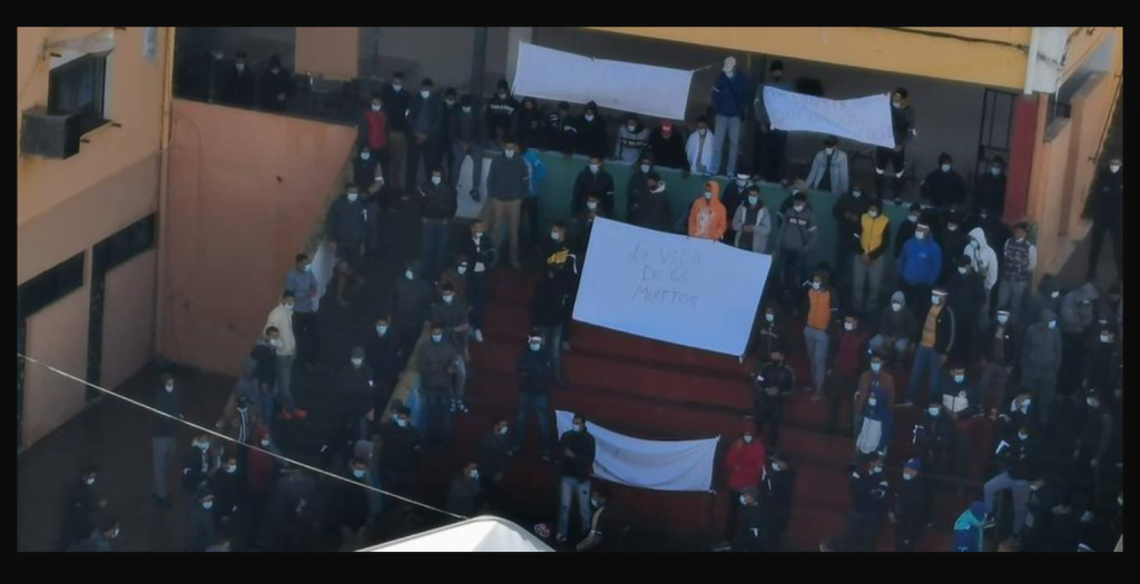 Inmigrantes protestan en Las Palmas