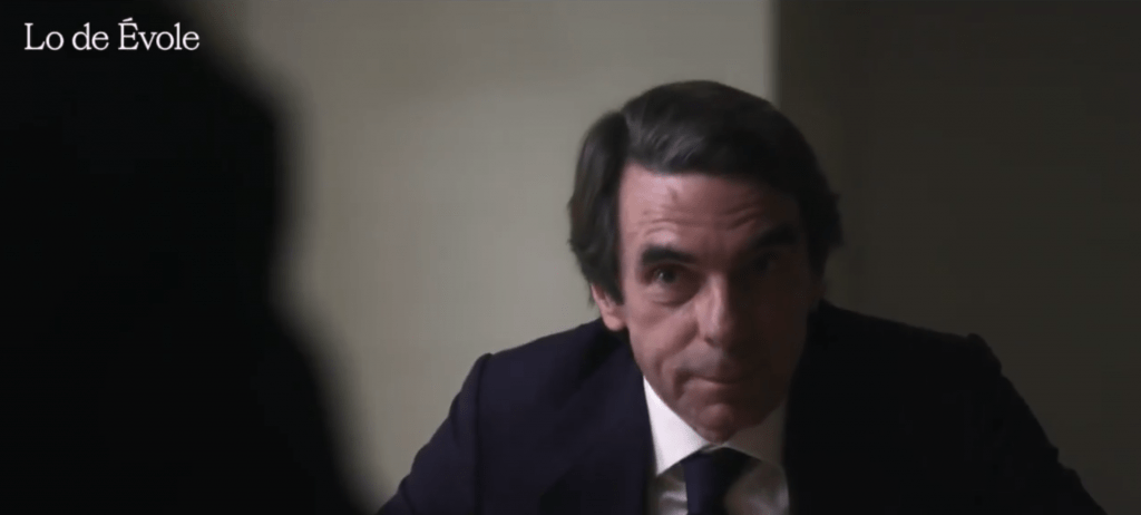 José María Aznar en su entrevista en Lo de Évole