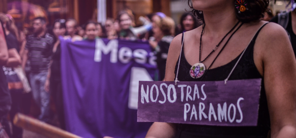 Imagen de una manifestación del 8M, Día Internacional de la Mujer