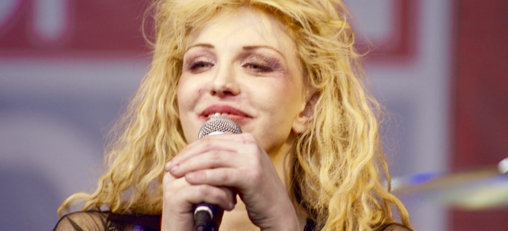 Courtney Love en un concierto del grupo Hole