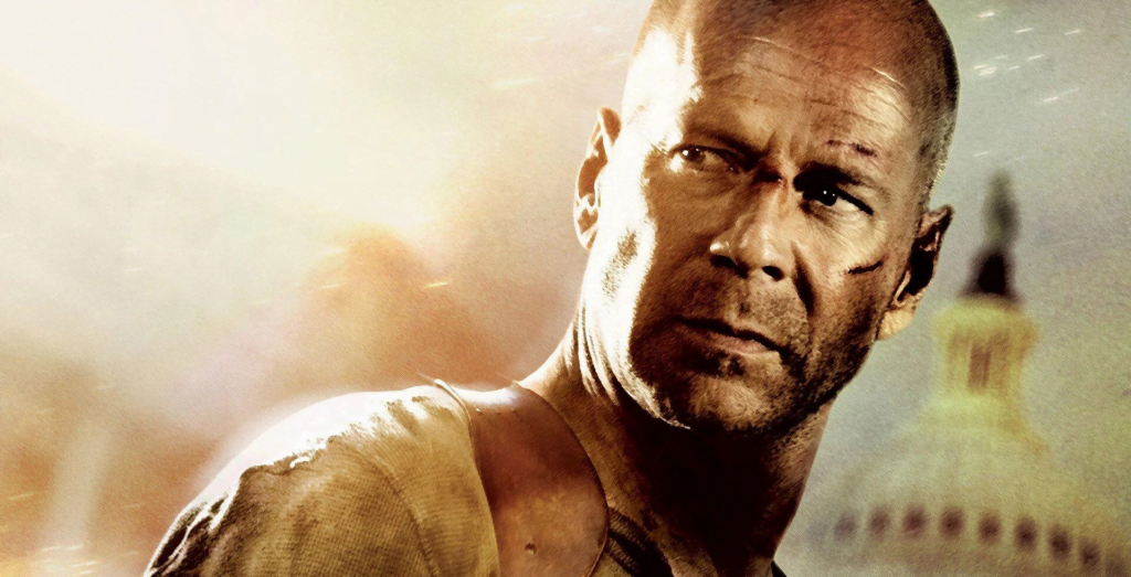 Bruce Willis en el cartel de la película 'La Jungla 4.0'