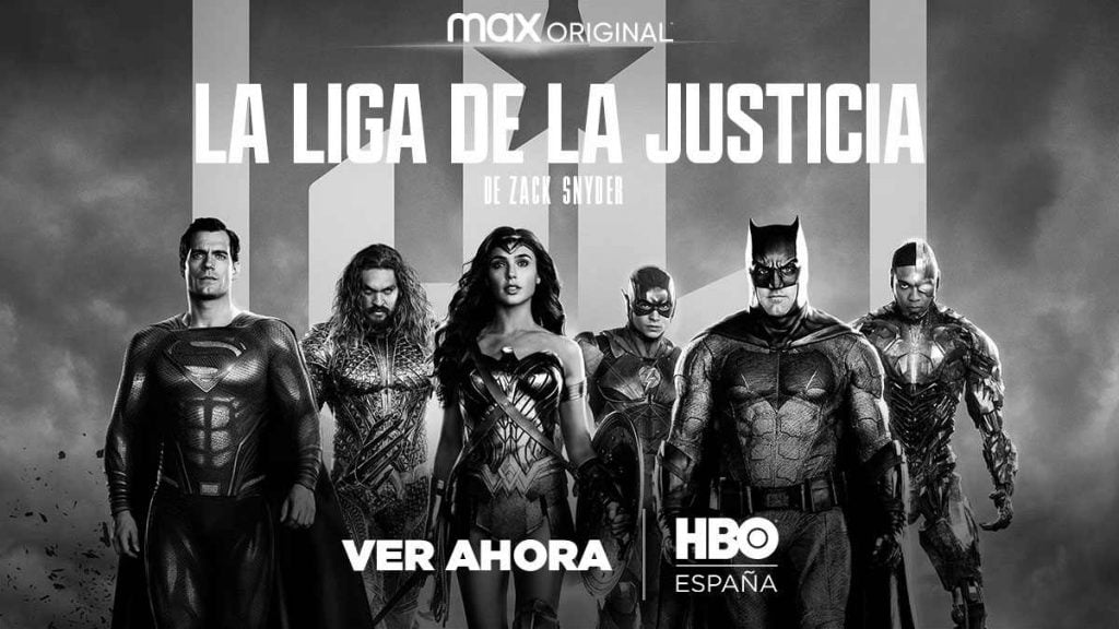 Cartel de la película La Liga de la Justicia de Zack Snyder