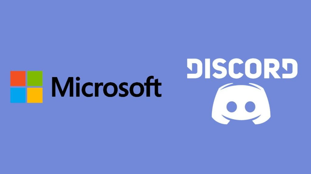 Logotipos de Microsoft y Discord