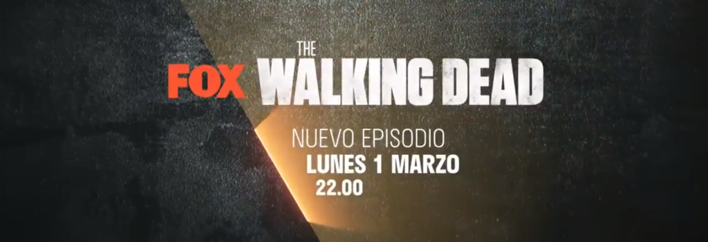 Cartel promocional de la serie The Walking Dead
