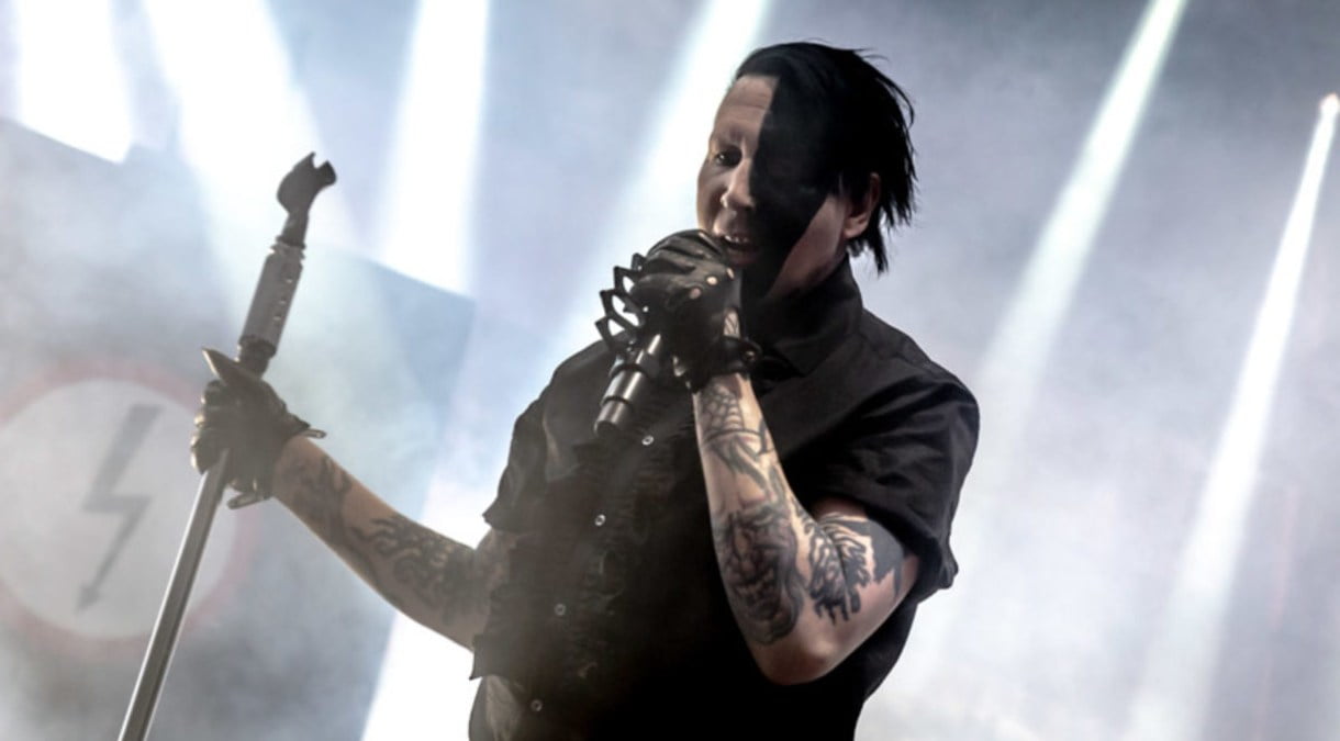 Marilyn Manson en un concierto