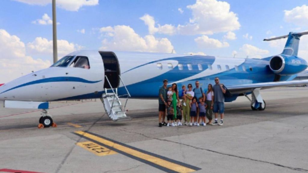 Avión privado de Sergio Ramos