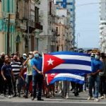 Protesta en Cuba