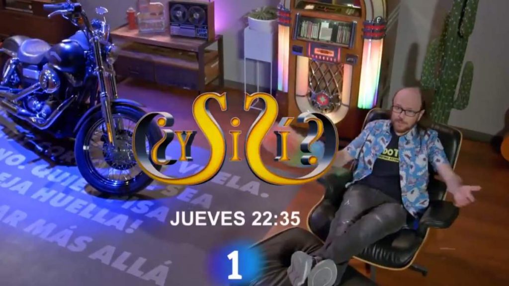 Imagen promocional de Y si sí...? con Santiago Segura