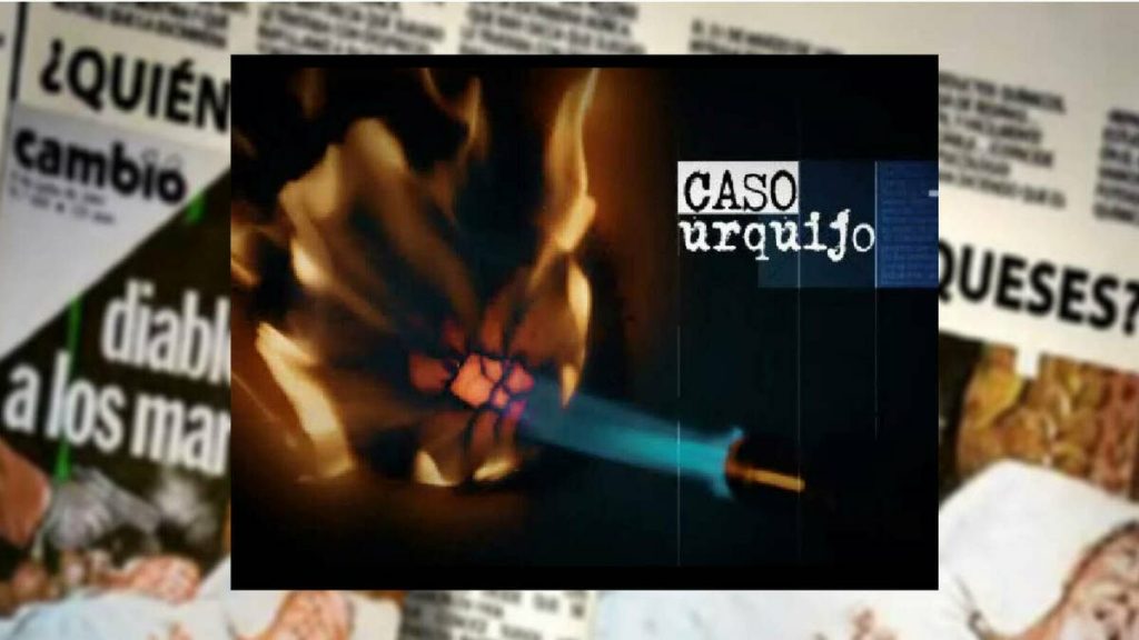 Cartel promocional del documental Caso Urquijo