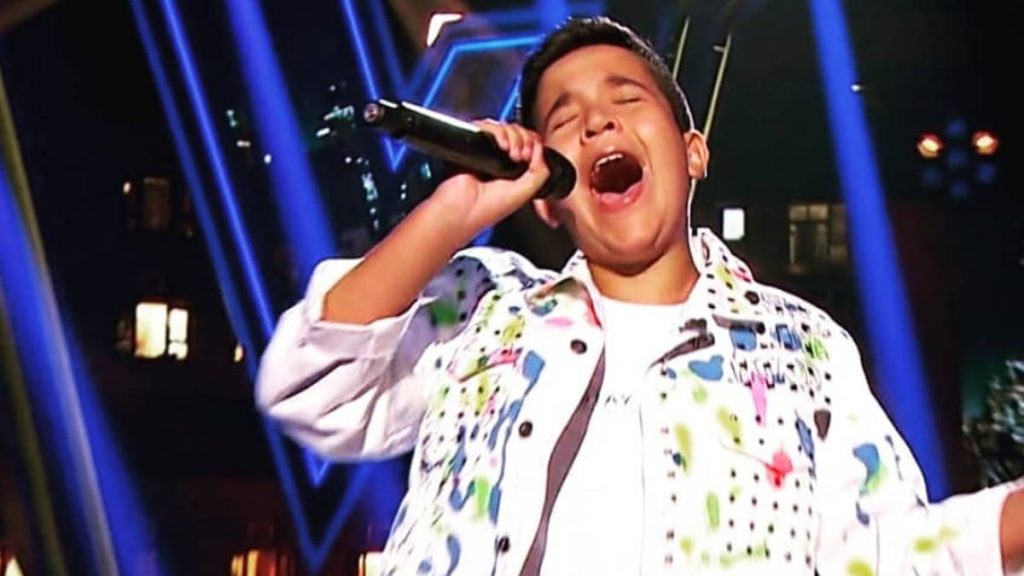 Levi Díaz en La voz kids