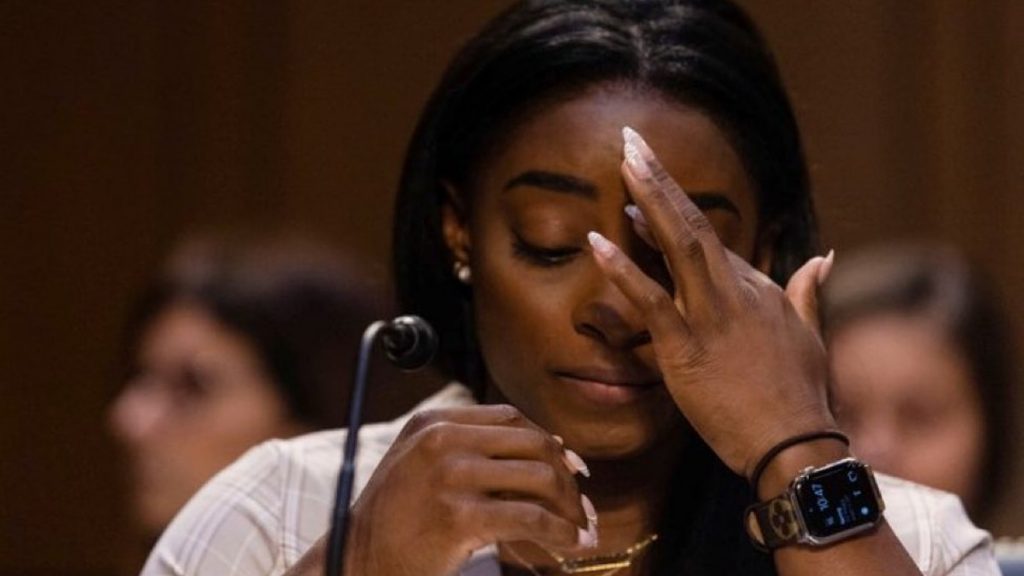 Simone Biles en el Senado