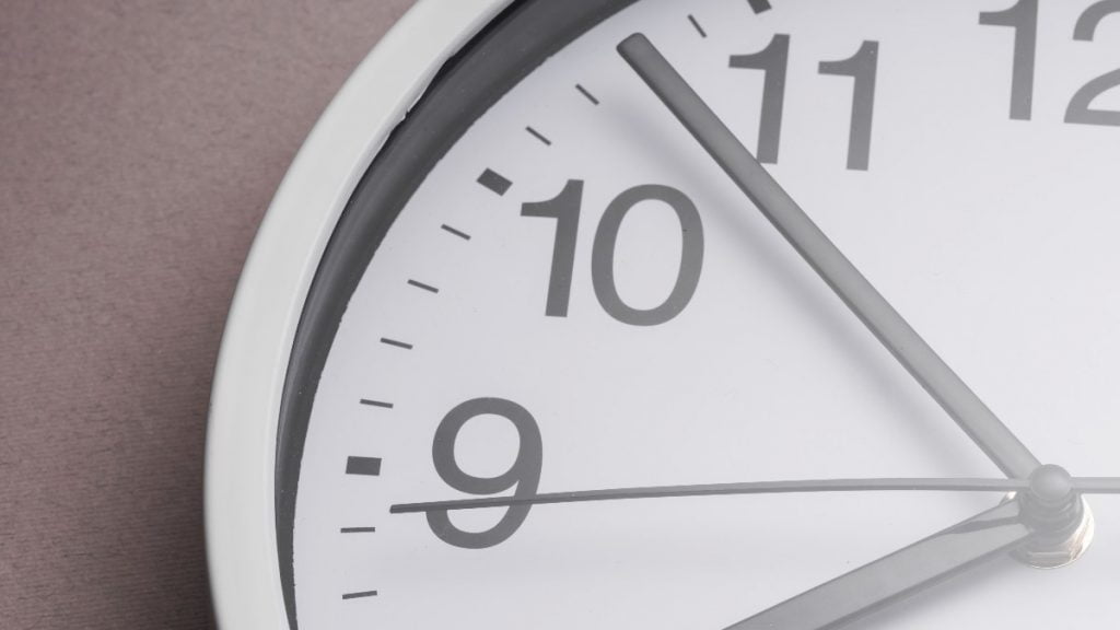 cambio de hora