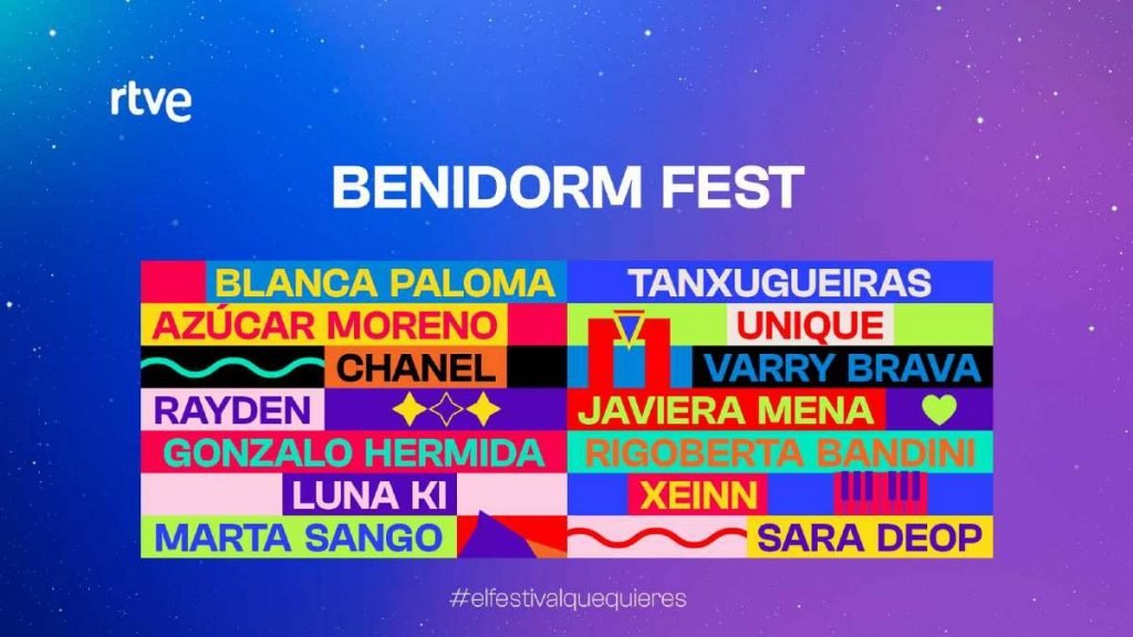 Benidorm Fest candidatos
